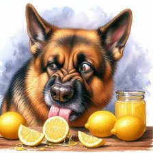 Схема вышивки «Кисло! Опять лимон дали!»