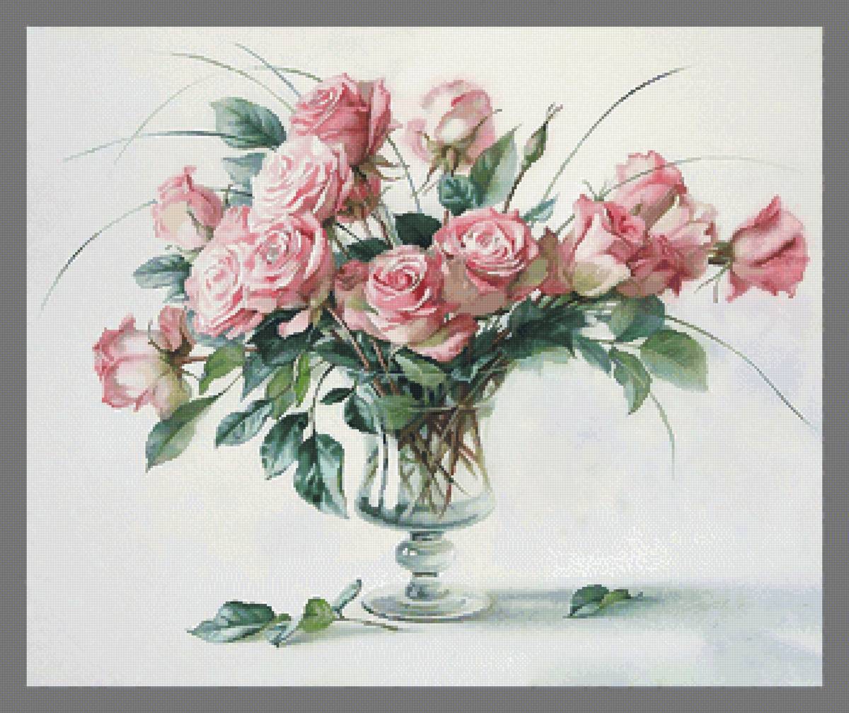 Букет роз - розы, цветы, букет - предпросмотр