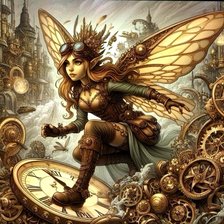 Схема вышивки «Фея механизма»