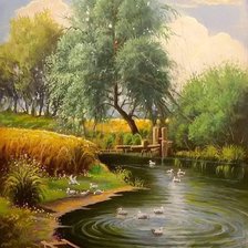 Схема вышивки «Лето»