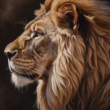 Схема вышивки «Лев»