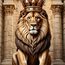 Схема вышивки «🦁 царь зверей»