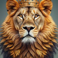 Схема вышивки «🦁 царь зверей»