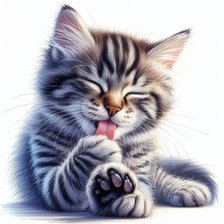 Схема вышивки «Котик»