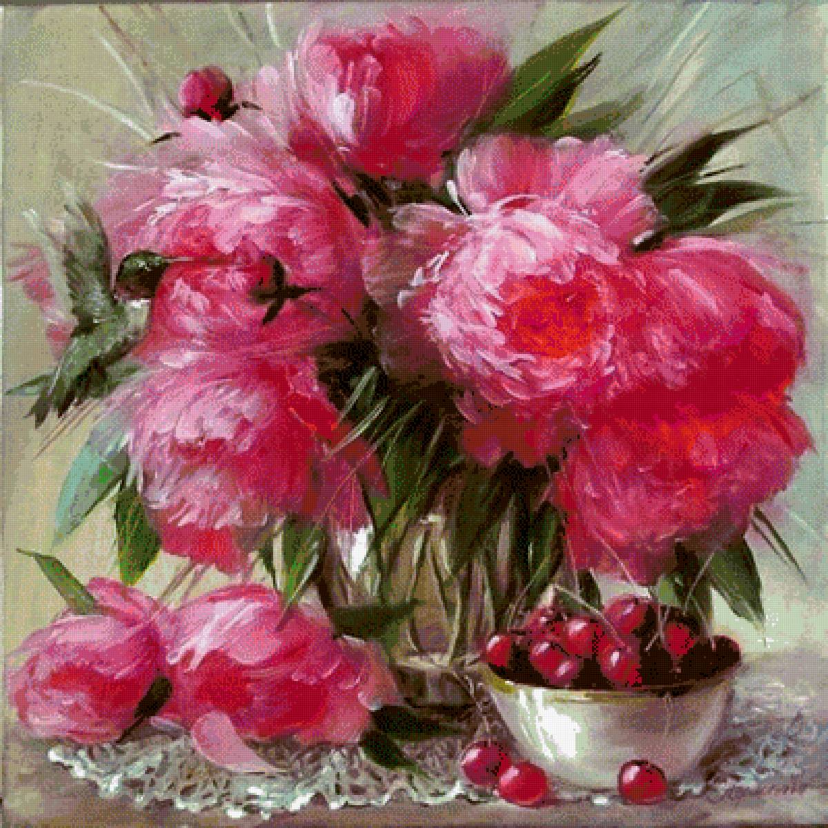 Пионы - весна, настроение, букет - предпросмотр