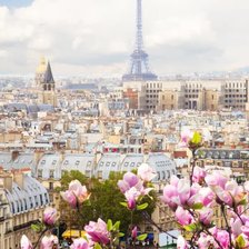 Схема вышивки «Париж весной»