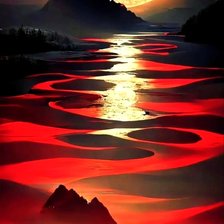 Схема вышивки «Восход»