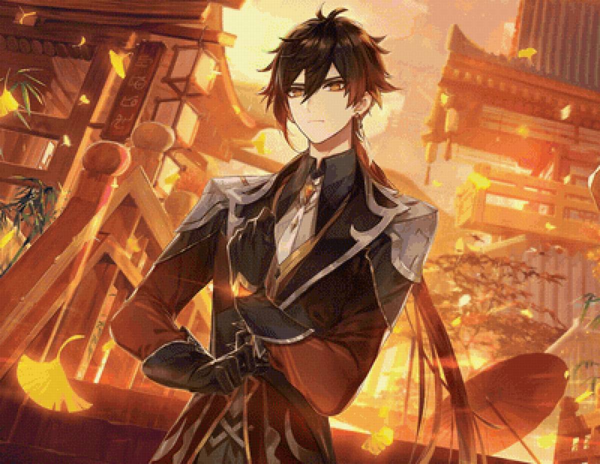 Чжун Ли - genshin impact, чжун ли, genshin, геншин - предпросмотр