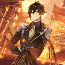 Схема вышивки «Чжун Ли»