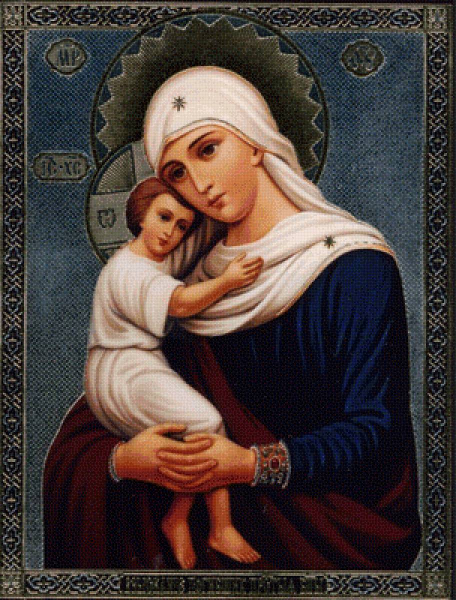 Икона - святая богородица - предпросмотр