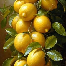 Схема вышивки «Лимон»