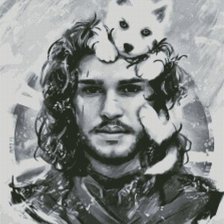 Схема вышивки «Игра престолов Сноу»