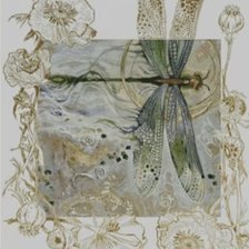 Схема вышивки «Стрекоза»