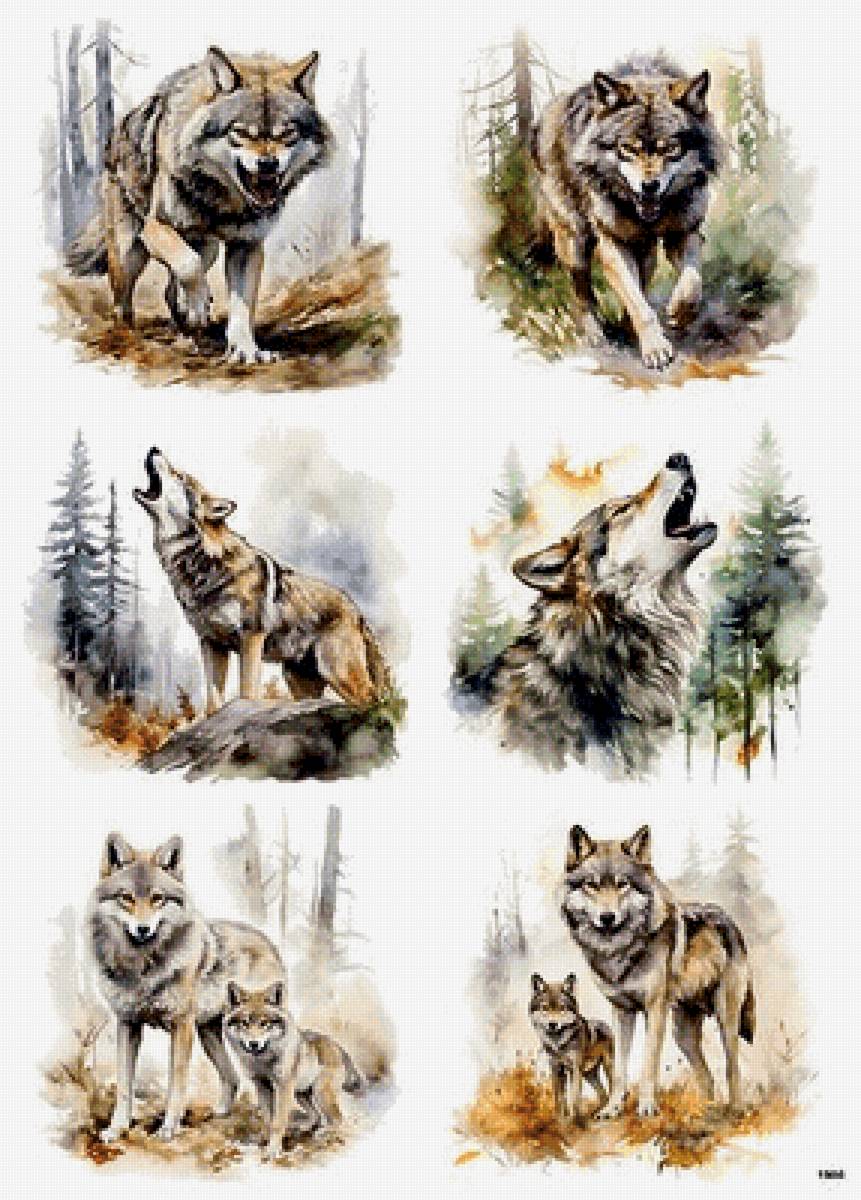 Волки, волки... - художники - предпросмотр