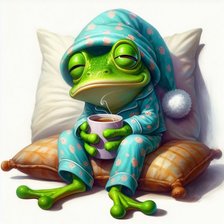 Схема вышивки «вечер»