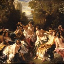 Схема вышивки «Девчули природа»