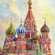 Схема вышивки «Кремль»