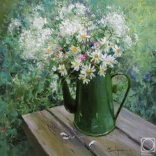 Схема вышивки «Картина_Савченко_букет»