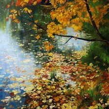 Схема вышивки «Картина_живопись_осень»