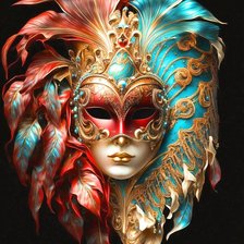 Схема вышивки «МАСКА»