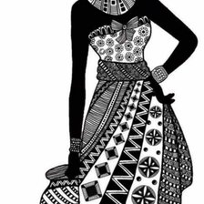 Схема вышивки «Mi negra»