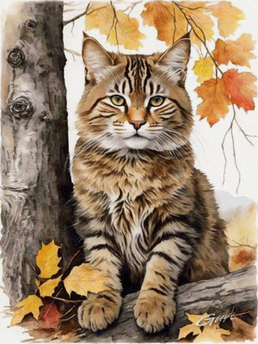 Лесной котик - художники - предпросмотр