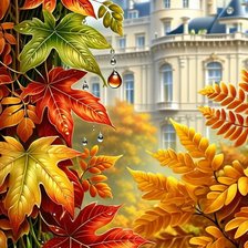 Схема вышивки «осеннее настроение»