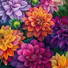 Схема вышивки «цветы»