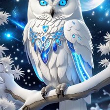 Схема вышивки «Царица полярной ночи»