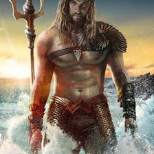 Схема вышивки «Аквамен»