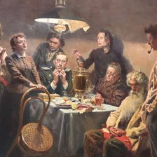 Схема вышивки «Сходка Репин»