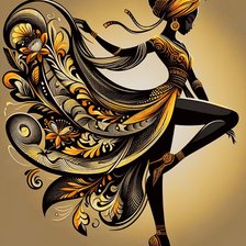 Схема вышивки «Танец»