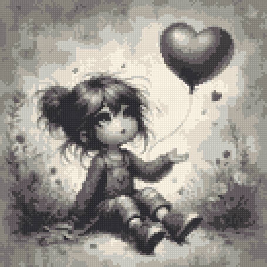 Niña con globo - предпросмотр