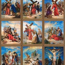 Схема вышивки «Viacrucis 1»