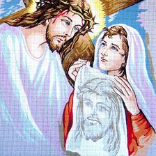 Схема вышивки «Rostro de Jesús»