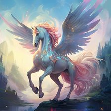 Схема вышивки «Пегас»