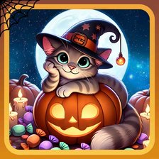 Схема вышивки «Хэллоуин»