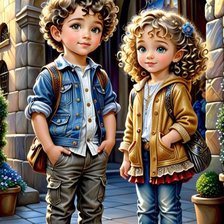 Схема вышивки «Amigos»