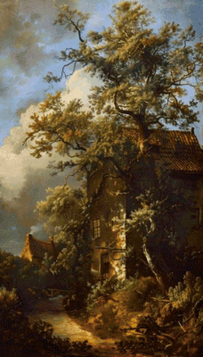 Английские мотивы. Масло. - художники - предпросмотр