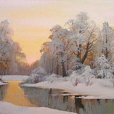 Схема вышивки «Зима»