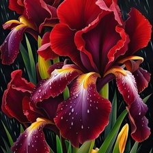 Схема вышивки «Цветы»