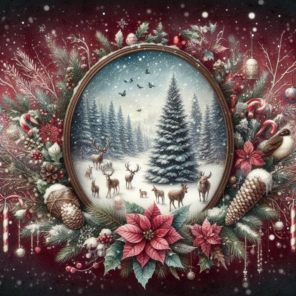 reindeer circle - оригинал