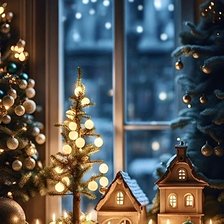 Схема вышивки «Đêm Noel»