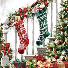 Схема вышивки «Vớ Noel»