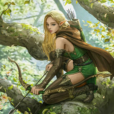 Схема вышивки «Эльфийский лес»