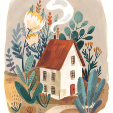 Схема вышивки «House»