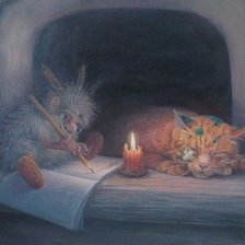 Схема вышивки «ДОМОВОЙ И ВСЕ-ВСЕ-ВСЕ»