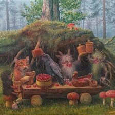 Схема вышивки «ДОМОВОЙ И ВСЕ-ВСЕ-ВСЕ»