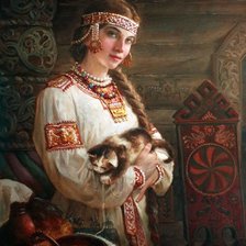 Схема вышивки «Русская красота 2»