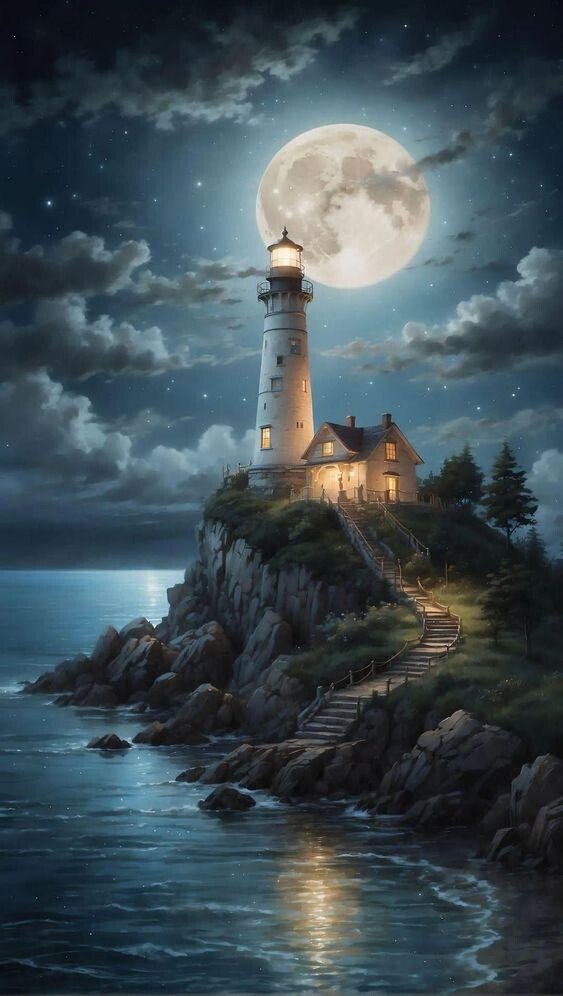 маяк - природа строение - оригинал